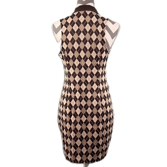 Madden NYC Junior's Sleeveless V-Neck Polo Dress - Size L - Picture 6 of 10